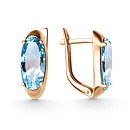 Серьги золотые 20991235 Топаз свисс | #default_image_alt#