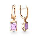 Серьги золотые 20391 Аметист | Серьги золотые 20391 Аметист купить по цене 98966 руб. в ювелирном магазине ⭐️ «Золотая Подкова»