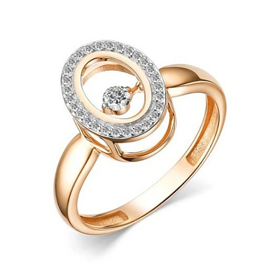 Кольцо золотое 15861-100 | Золотые кольца купить по выгодной цене в ювелирном магазине ⭐️ «Золотая Подкова»