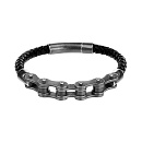 Браслет стальной AS-BR118-bk | Браслет стальной AS-BR118-bk купить по цене 3620 руб. в ювелирном магазине ⭐️ «Золотая Подкова»