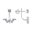 Серьги серебряные 94026014 | Серьги серебряные 94026014 купить по цене 5307 руб. в ювелирном магазине ⭐️ «Золотая Подкова»