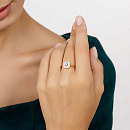 Кольцо золотое 15680-100 | Кольцо золотое 15680-100 купить по цене 73931 руб. в ювелирном магазине ⭐️ «Золотая Подкова»