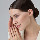 Серьги золотые 25926-102 | Серьги золотые 25926-102 купить по цене 97864 руб. в ювелирном магазине ⭐️ «Золотая Подкова»