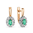 Серьги золотые 23897-101 | Серьги золотые 23897-101 купить по цене 97071 руб. в ювелирном магазине ⭐️ «Золотая Подкова»