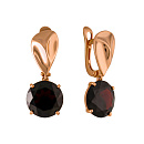 Серьги золотые 21803319Гранат | Серьги золотые 21803319Гранат купить по цене 68284 руб. в ювелирном магазине ⭐️ «Золотая Подкова»