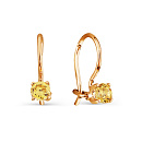 Серьги золотые Т102026655-02 | Серьги золотые Т102026655-02 купить по цене 16163 руб. в ювелирном магазине ⭐️ «Золотая Подкова»