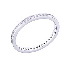 Кольцо золотое R 14936 WG | Кольцо золотое R 14936 WG купить по цене 153622 руб. в ювелирном магазине ⭐️ «Золотая Подкова»