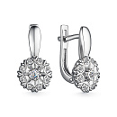 Серьги золотые 24411-200 | Серьги золотые 24411-200 купить по цене 183975 руб. в ювелирном магазине ⭐️ «Золотая Подкова»