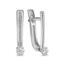 Серьги золотые 12-12013-1000 | Серьги золотые 12-12013-1000 купить по цене 59685 руб. в ювелирном магазине ⭐️ «Золотая Подкова»