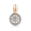 Подвеска золотая 35089-100 | Подвеска золотая 35089-100 купить по цене 73751 руб. в ювелирном магазине ⭐️ «Золотая Подкова»