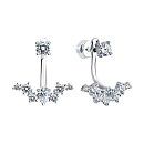 Серьги серебряные 94026014 | Серьги серебряные 94026014 купить по цене 5307 руб. в ювелирном магазине ⭐️ «Золотая Подкова»