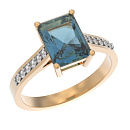 Кольцо золотое 1043191-11130-T | Кольцо золотое 1043191-11130-T купить по цене 47970 руб. в ювелирном магазине ⭐️ «Золотая Подкова»