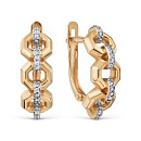 Серьги золотые Т14702В163 | Серьги золотые Т14702В163 купить по цене 84598 руб. в ювелирном магазине ⭐️ «Золотая Подкова»