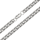 Цепь серебряная 3001X100L55 | Цепь серебряная 3001X100L55 купить по цене 21349 руб. в ювелирном магазине ⭐️ «Золотая Подкова»