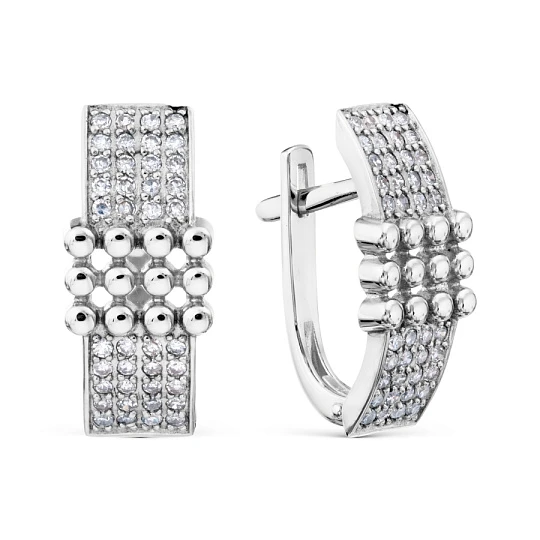 Серьги золотые Т30702В166