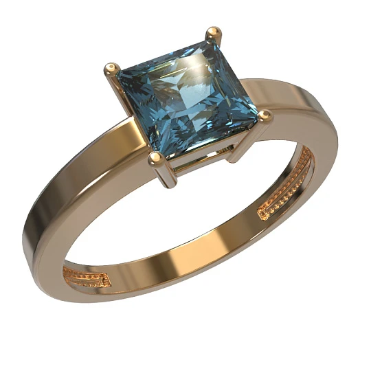 Кольцо золотое 1028971-11220-T | Кольца купить по доступной цене в ювелирном магазине «Золотая Подкова»