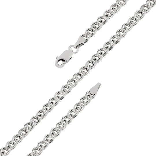 Цепь серебряная 0506R100L50 | Ювелирные изделия от бренда Серебряная Венеция 💍 купить по доступной цене в ювелирной сети «Золотая Подкова»