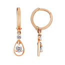 Серьги золотые 831878 | Серьги золотые 831878 купить по цене 48660 руб. в ювелирном магазине ⭐️ «Золотая Подкова»