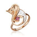 Кольцо золотое 01-5554-00-204-1111 | Кольцо золотое 01-5554-00-204-1111 купить по цене 88650 руб. в ювелирном магазине ⭐️ «Золотая Подкова»