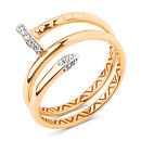 Кольцо золотое 904161-1102 | Кольцо золотое 904161-1102 купить по цене 60300 руб. в ювелирном магазине ⭐️ «Золотая Подкова»