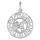 Подвеска серебряная 8408с телец | Подвеска серебряная 8408с телец купить по цене 710 руб. в ювелирном магазине ⭐️ «Золотая Подкова»