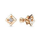 Серьги золотые 25862-100 | Серьги золотые 25862-100 купить по цене 94897 руб. в ювелирном магазине ⭐️ «Золотая Подкова»