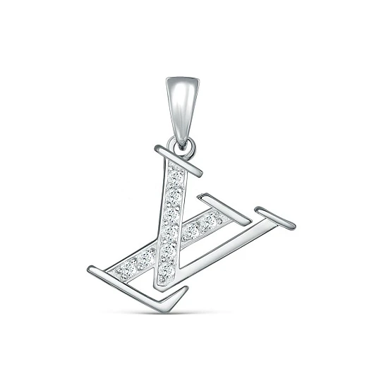 Подвеска серебряная 3-581р200 | Фантазийные подвески и кулоны купить по выгодной цене в ювелирном магазине ⭐️ «Золотая Подкова»