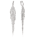 Серьги серебряные 1039392-00000 | Серьги серебряные 1039392-00000 купить по цене 10667 руб. в ювелирном магазине ⭐️ «Золотая Подкова»