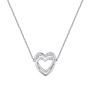 Колье серебряное CZ-N02732-X-W-X-X-W | Колье серебряное CZ-N02732-X-W-X-X-W купить по цене 6078 руб. в ювелирном магазине ⭐️ «Золотая Подкова»