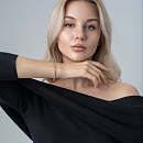 Браслет золотой А 023048Л | Браслет золотой А 023048Л купить по цене 99709 руб. в ювелирном магазине ⭐️ «Золотая Подкова»