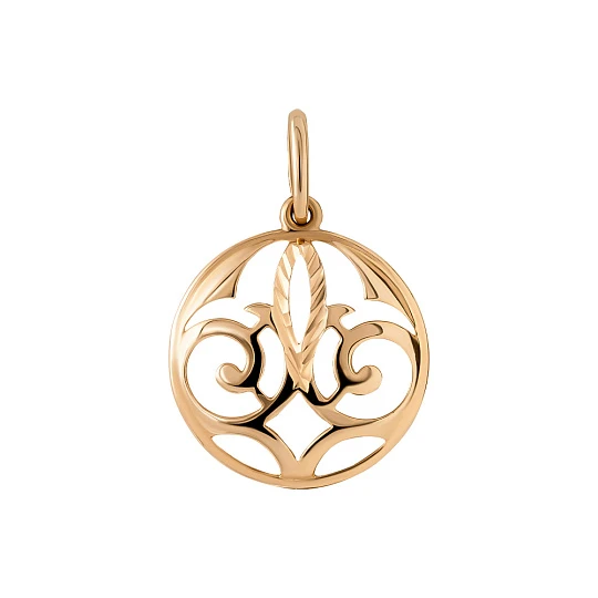 Подвеска золотая Т100635745 | Ювелирные изделия в сети Золотая Подкова