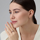 Серьги золотые 26223-102 | Серьги золотые 26223-102 купить по цене 84739 руб. в ювелирном магазине ⭐️ «Золотая Подкова»