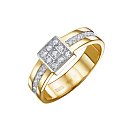 Кольцо золотое 11-21974-1000 | Кольцо золотое 11-21974-1000 купить по цене 107865 руб. в ювелирном магазине ⭐️ «Золотая Подкова»