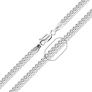 Цепь серебряная 6501R040L45 | Цепь серебряная 6501R040L45 купить по цене 4964 руб. в ювелирном магазине ⭐️ «Золотая Подкова»