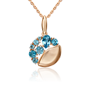 Подвеска золотая 03-3563-00-201-1110 | Подвеска золотая 03-3563-00-201-1110 купить по цене 25361 руб. в ювелирном магазине ⭐️ «Золотая Подкова»