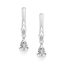 Серьги золотые 26643-200 | Серьги золотые 26643-200 купить по цене 58779 руб. в ювелирном магазине ⭐️ «Золотая Подкова»