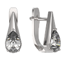 Серьги серебряные 1038842-01210 | Серьги серебряные 1038842-01210 купить по цене 2798 руб. в ювелирном магазине ⭐️ «Золотая Подкова»