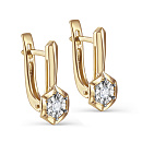 Серьги золотые 12-21273-1000 | Серьги золотые 12-21273-1000 купить по цене 81105 руб. в ювелирном магазине ⭐️ «Золотая Подкова»