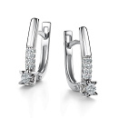 Серьги золотые 26012-200 | Серьги золотые 26012-200 купить по цене 111595 руб. в ювелирном магазине ⭐️ «Золотая Подкова»