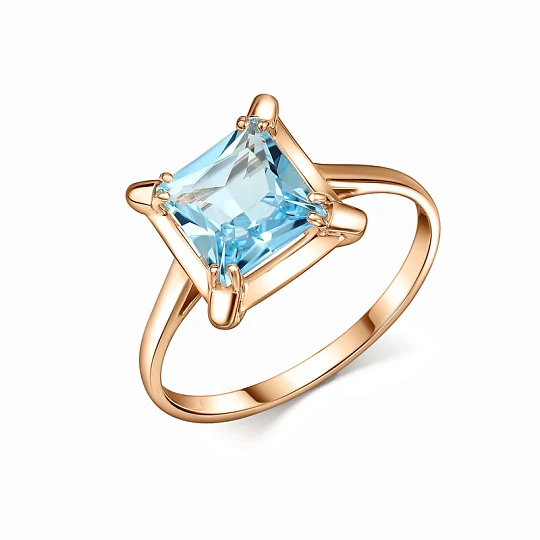 Кольцо золотое 10391803 Топаз | Золотые кольца купить по выгодной цене в ювелирном магазине ⭐️ «Золотая Подкова»