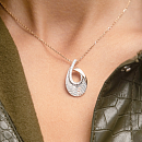 Подвеска золотая 03-3445-00-401-1111 | Подвеска золотая 03-3445-00-401-1111 купить по цене 44730 руб. в ювелирном магазине ⭐️ «Золотая Подкова»