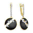 Серьги золотые 12-22054-1002 | Серьги золотые 12-22054-1002 купить по цене 216776 руб. в ювелирном магазине ⭐️ «Золотая Подкова»