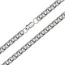 Цепь серебряная 3001X080L45 | Цепь серебряная 3001X080L45 купить по цене 4461 руб. в ювелирном магазине ⭐️ «Золотая Подкова»