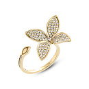 Кольцо золотое 00526-10-030106-00 | Кольцо золотое 00526-10-030106-00 купить по цене 82575 руб. в ювелирном магазине ⭐️ «Золотая Подкова»