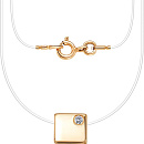 Колье золотое Кл110-1647-40,0Бр | Колье золотое Кл110-1647-40,0Бр купить по цене 17254 руб. в ювелирном магазине ⭐️ «Золотая Подкова»