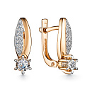 Серьги золотые 24764-100 | Серьги золотые 24764-100 купить по цене 139977 руб. в ювелирном магазине ⭐️ «Золотая Подкова»