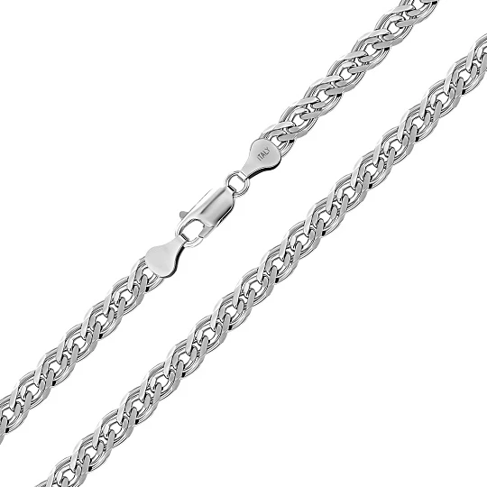 Браслет серебряный 0503R100L20 | Ювелирные изделия Мужские серебряные купить по выгодной цене в ювелирном магазине ⭐️ «Золотая Подкова»
