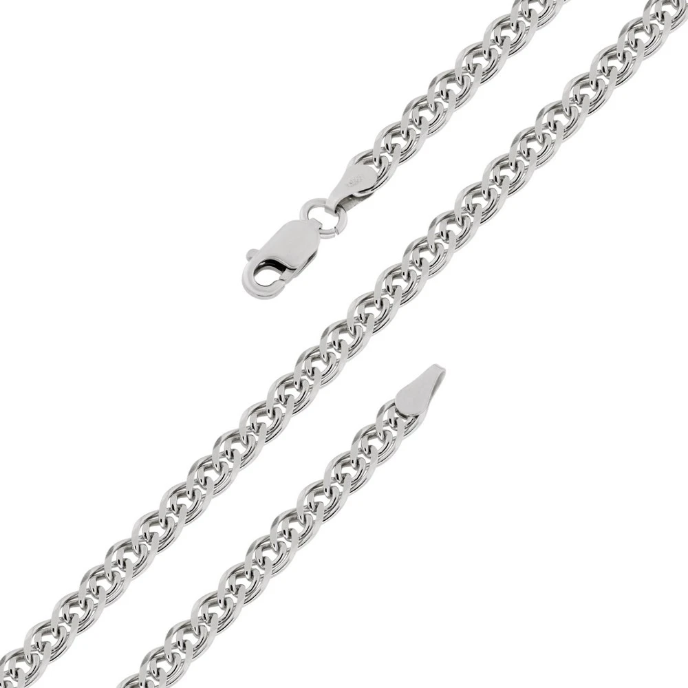 Цепь серебряная 0506R100L50 | Ювелирные изделия от бренда Серебряная Венеция 💍 купить по доступной цене в ювелирной сети «Золотая Подкова»