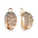 Серьги золотые 24461-100 | Серьги золотые 24461-100 купить по цене 156600 руб. в ювелирном магазине ⭐️ «Золотая Подкова»