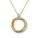 Колье золотое 6184-800 | Колье золотое 6184-800 купить по цене 171681 руб. в ювелирном магазине ⭐️ «Золотая Подкова»